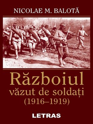 cover image of Razboiul Vazut De Soldati (1916-1919)